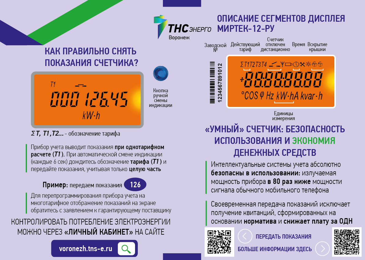 Замена (установка), поверка приборов учета электроэнергии — «ТНС энерго  Воронеж»